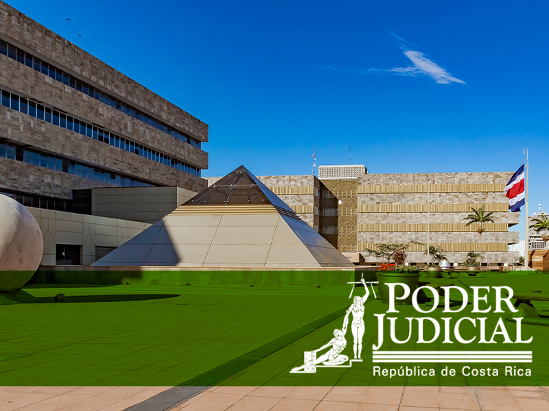 Imagen de la fachada norte del edificio del organismo investigación judicial